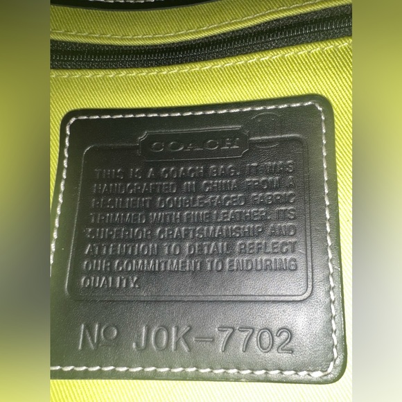 Coach Y2K Hampton Shoulder Bag 7702 in Leather and Canvas - Picture 7 of 11